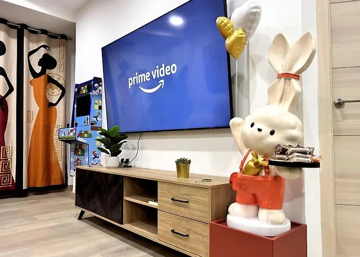 Lujo Parking, Proyector, Maquinita Y Patinetes 오비에도